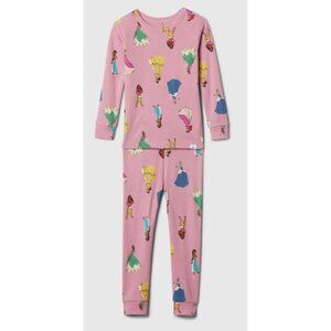 NWT GAP Disney Princess Pajama Set 2-Piece Long Sleeve Shirt & Pants 100% Organi